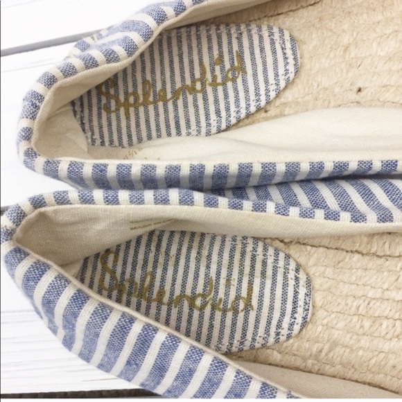 Splendid Nautical Stripe Espadrille Sandals 8.5 - Picture 7 of 8